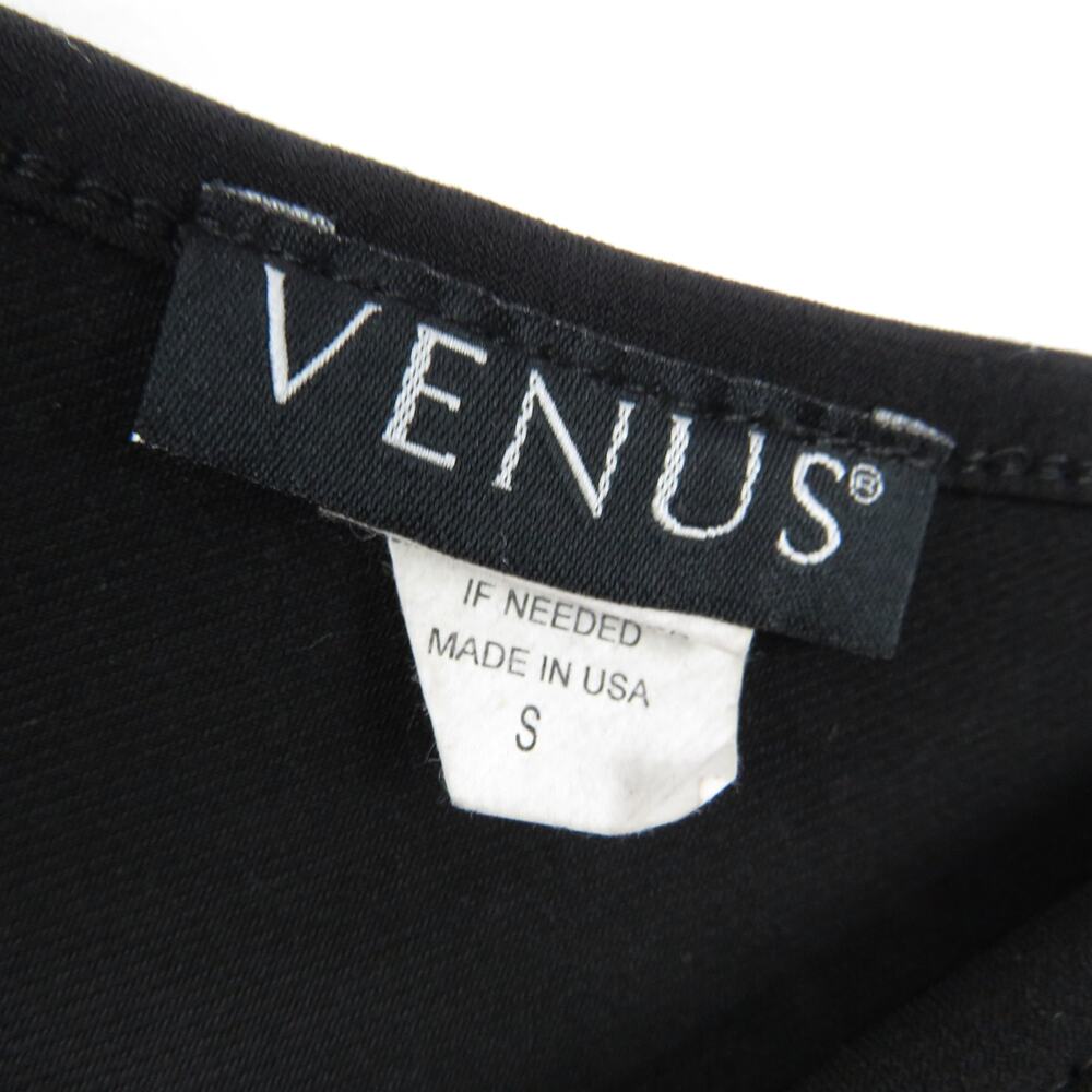 Venus Black Formal One Shoulder Romper Small - Picture 4 of 5